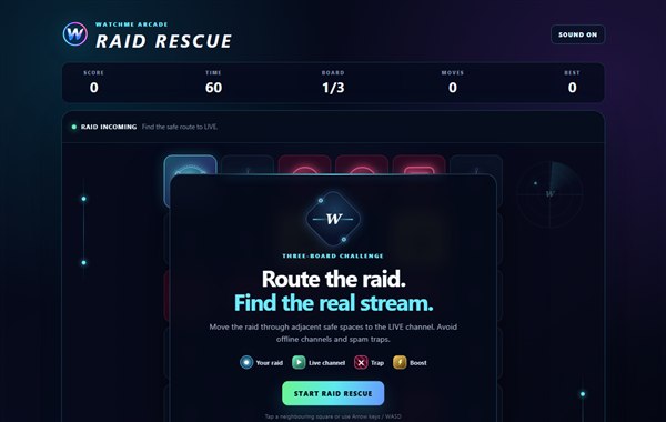 Raid Rescue tactical route gameplay