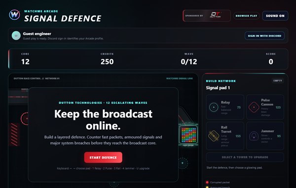 Dutton Technologies Signal Defence gameplay