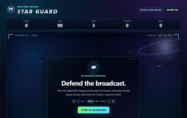Star Guard space defence gameplay